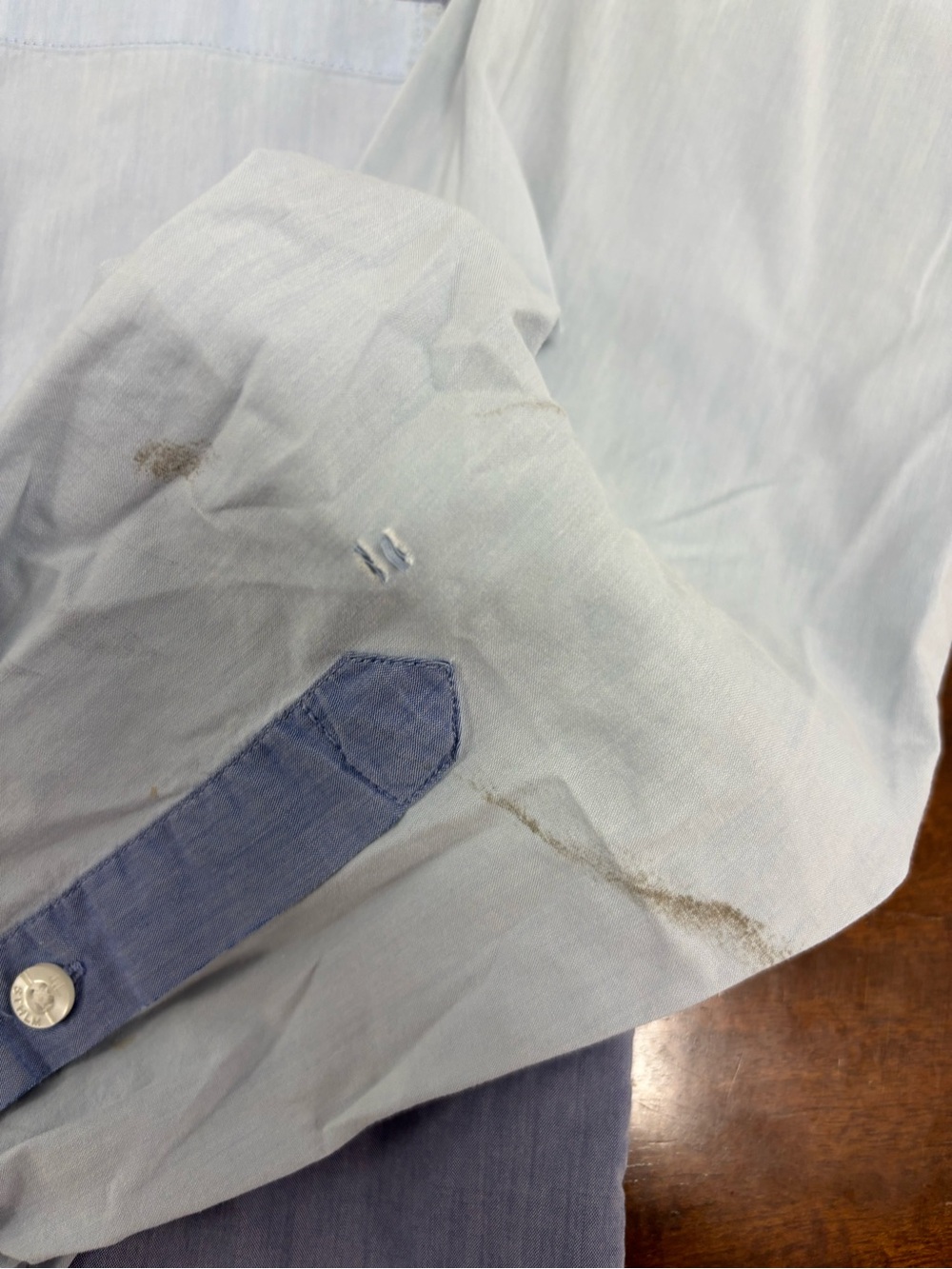 Men's J Lindeberg prototype patchwork Shirt - Picture 4 of 5